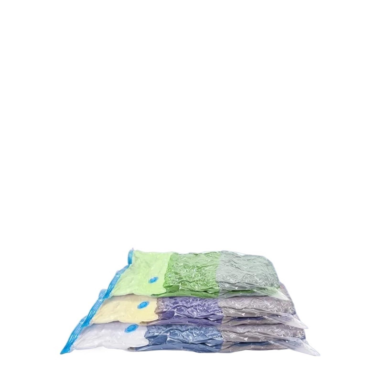 Bolsas de Compresión al Vacío Bolsas de almacenamiento al vacío con bomba | Bolsas de almacenamiento con sellado al vacío que ahorran espacio, paquete de 6 bolsas selladoras for ropa(L12pack)