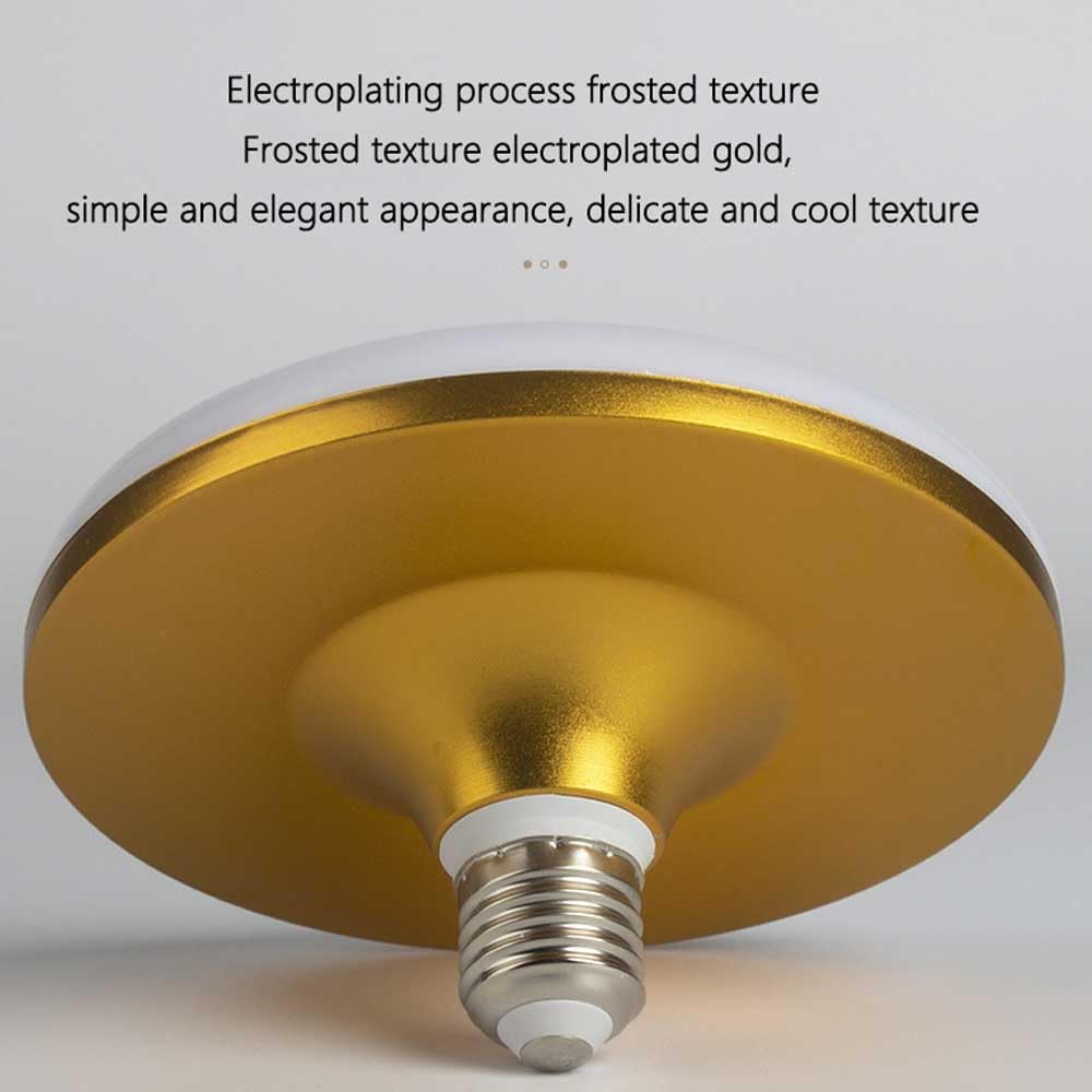 Paquete de 10 Bombillas Led E27 de Bajo Consumo, Bombillas Led de Alta Potencia de 70 W, Bombillas Demento Led, Base E27 de Luz Diurna de 6000 K-6500 K, Lámpara de Disco de Luz Blanca/Yellow