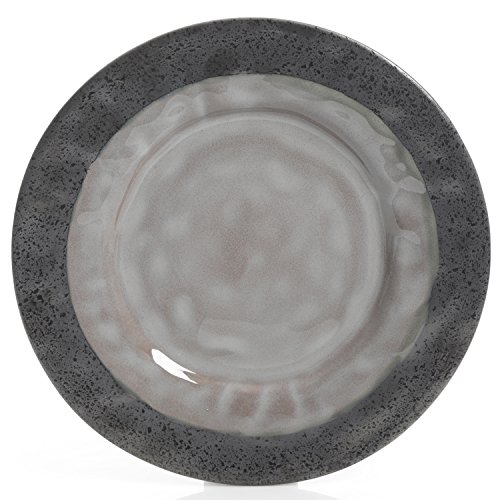 Gibson Dragonstone 16 Pc Dinnerware Set Grey Stoneware, Gray - #TOP2