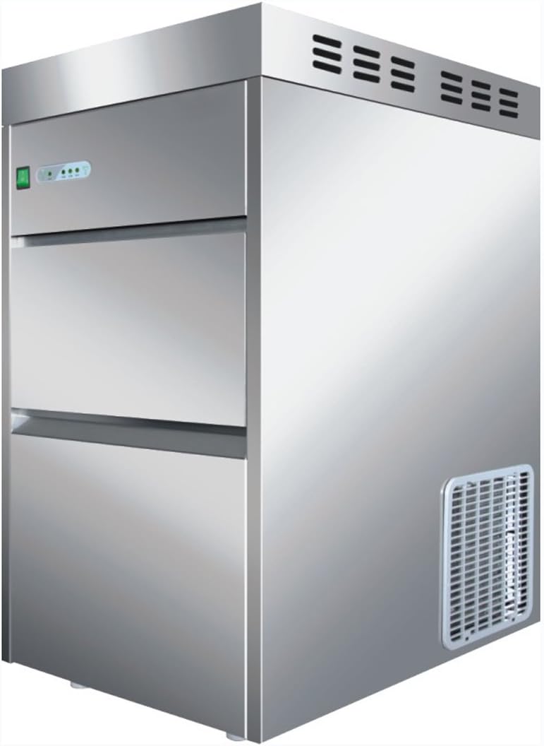 MegaLane Commercial Snow Flake Ice Maker Making Machine For Laboratories, Seafood 40KG/24h 15KG Storage Capacity.