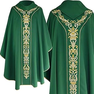 Vestment - Semi-Gothic style Chasuble with a matching stole