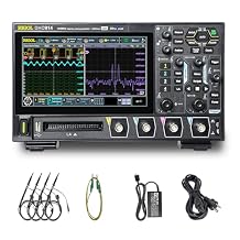 RIGOL Digital Oscilloscope DHO914 125 MHz 4-Ch + 16 Digital 1.25 GSa/s 12-bit 50 Mpts UltraAcquire 1,000,000 wfms/s 7" Touch LAN/USB/HDMI Web Control SCPI for Power Ripple MCU Bus