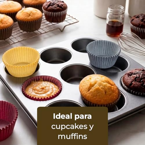 Miniatura 4 de Tescoma Delicia - Pack De 200 Moldes De Papel, 4 Cm, Multicolor