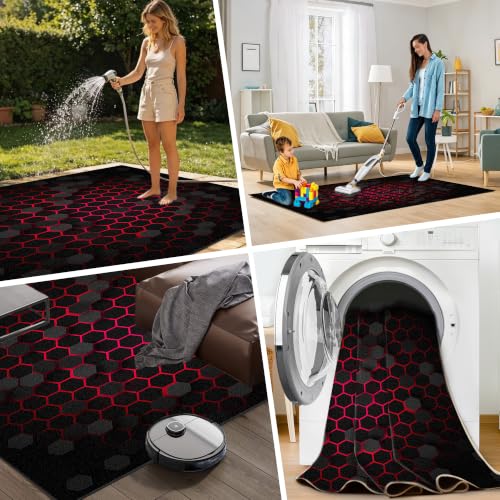 Tapis pour chambre d'enfant protégeant le sol des rayures de chaise - 7