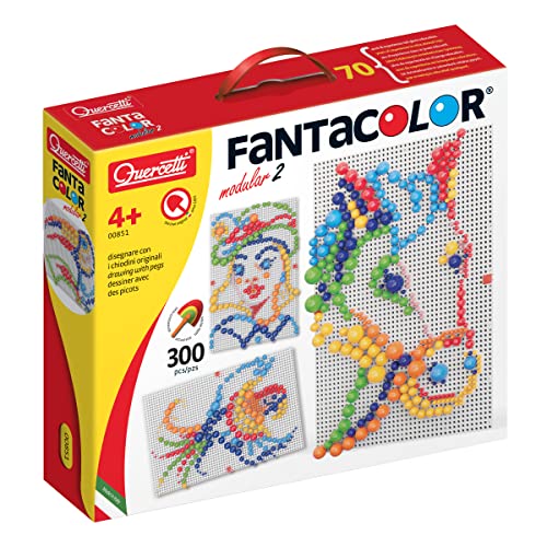 Quercetti - 783059 - Loisirs Créatifs - Jeu De Mosaïque De 300 Clous Cover