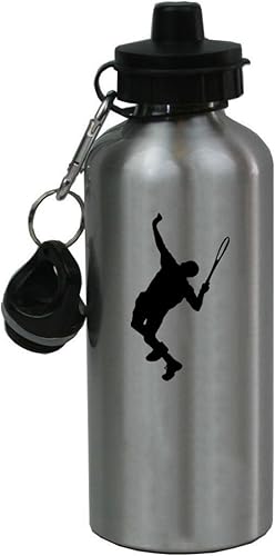 Personalizada de servicio personalizado jugador de tenis masculino acabado de aluminio 20 onzas 600ML botella de agua deportiva personalizable