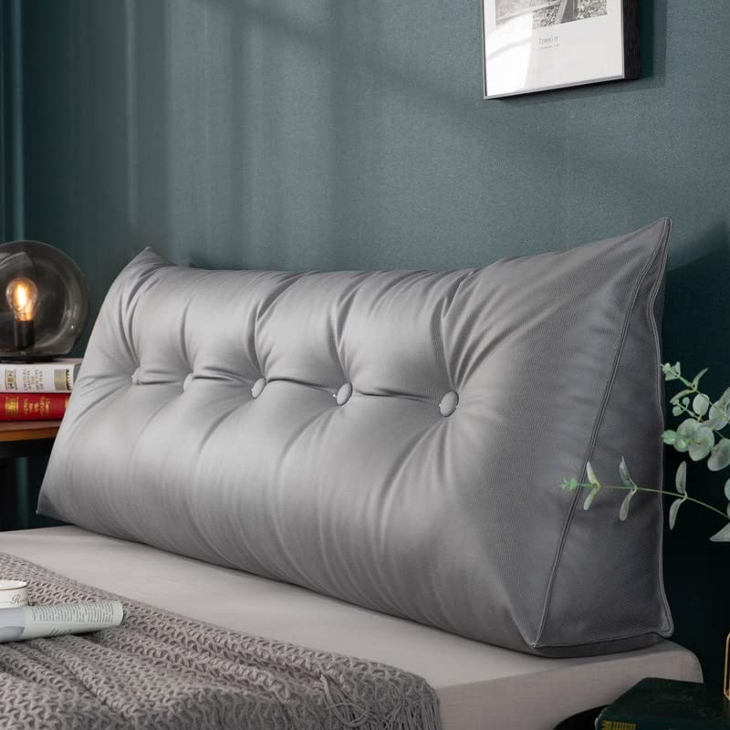 Oreiller de tête de lit Konsilsa H grand coussin de support 150x50x20cm pour lit double