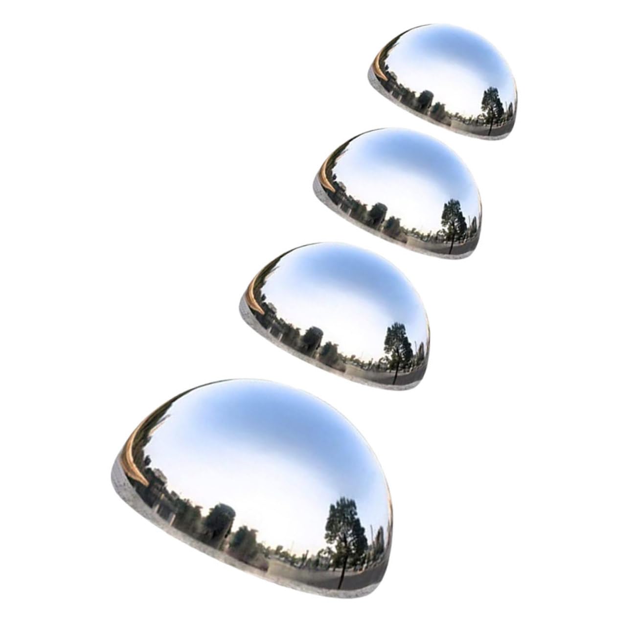 BESTonZON Garden Gazing Balls Mirror Spheres Reflective Spheres for Outdoor Decor