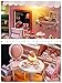 Kisoy Dollhouse Miniature with Furniture Kit, DIY 3D Wooden DIY House Kit with Dust Cover,Handmade Tiny House Toys for Teens Adults Gift(Sweet Talk)