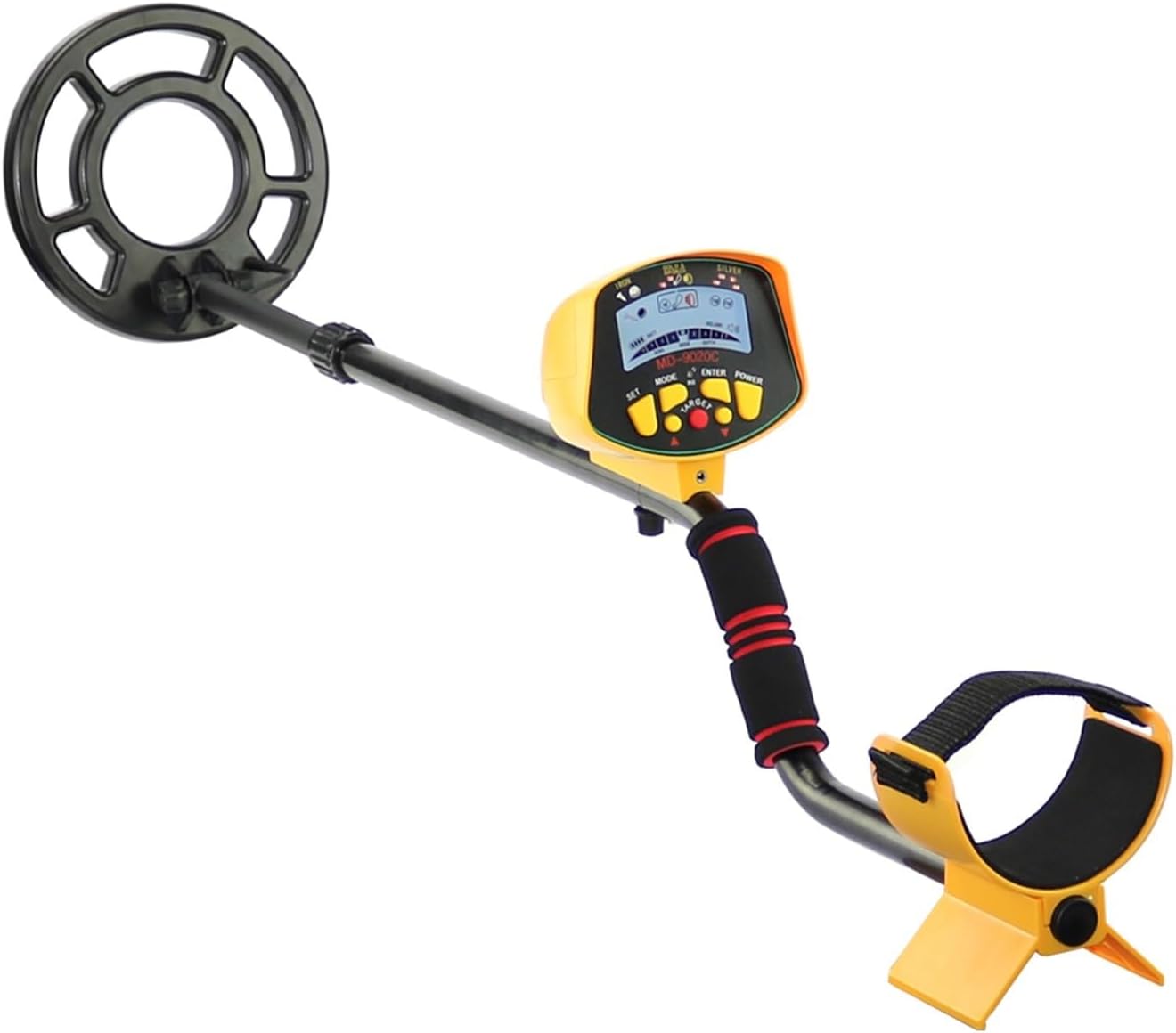 Metal Detector, Md-9020C Metal Searching Device With Lcd Display Underground Metal Detector Gold Detecting