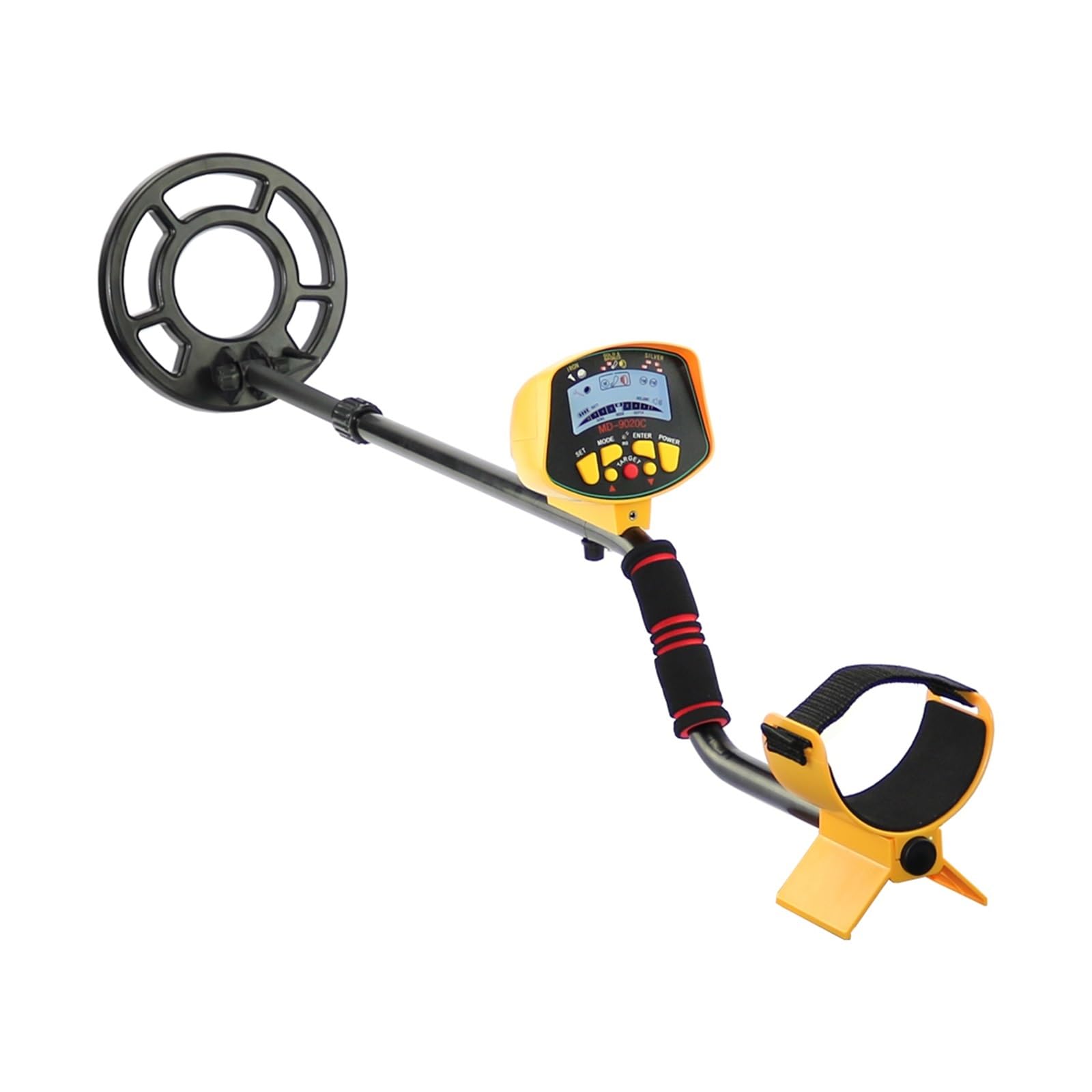 Metal Detector, MD-9020C Metal Searching Device with LCD Display Underground Metal Detector Gold Detecting