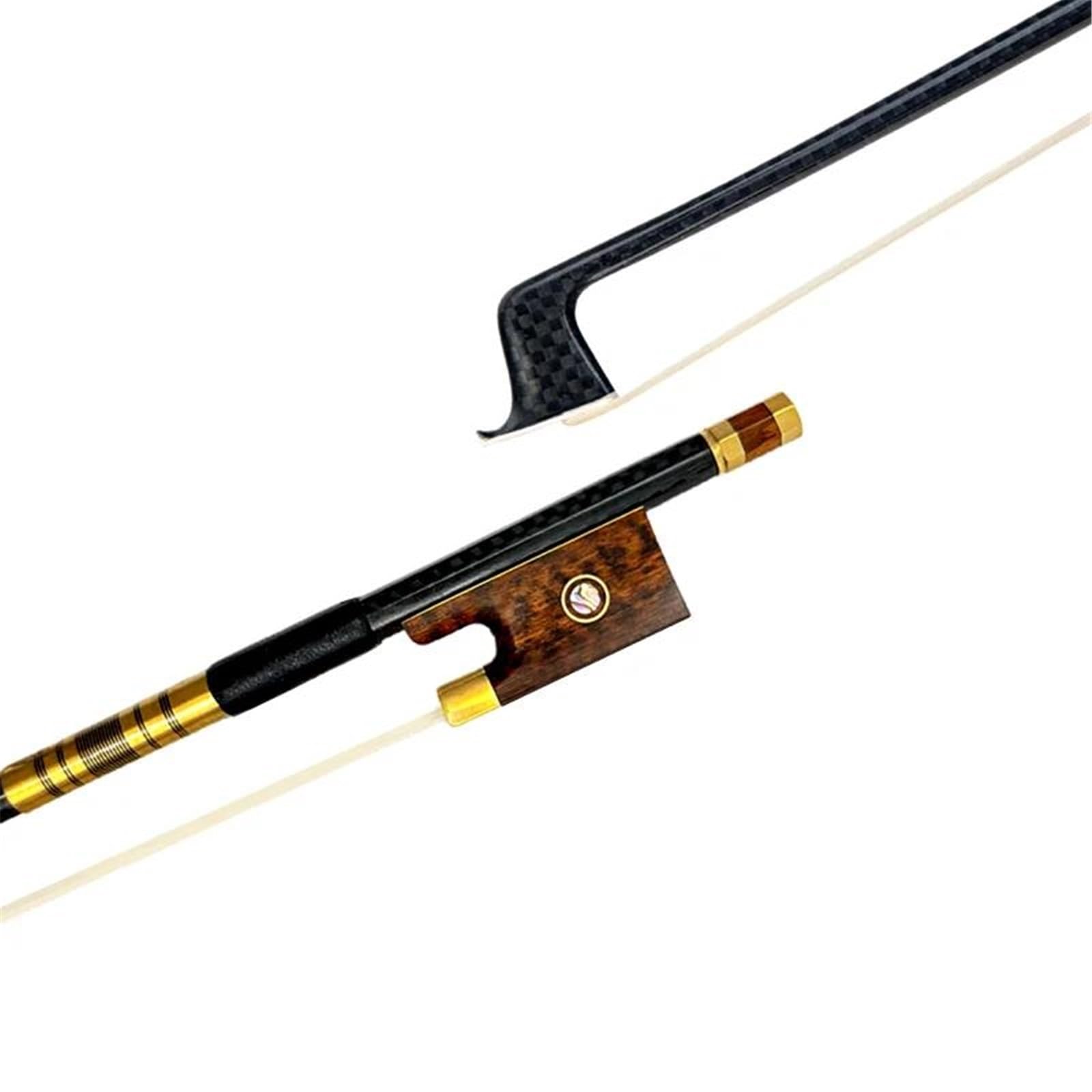 Archet De Violon Pour Pratique Archet De Violon 4/4 En Fibre De Carbone À Carreaux Noirs 1 Pièce