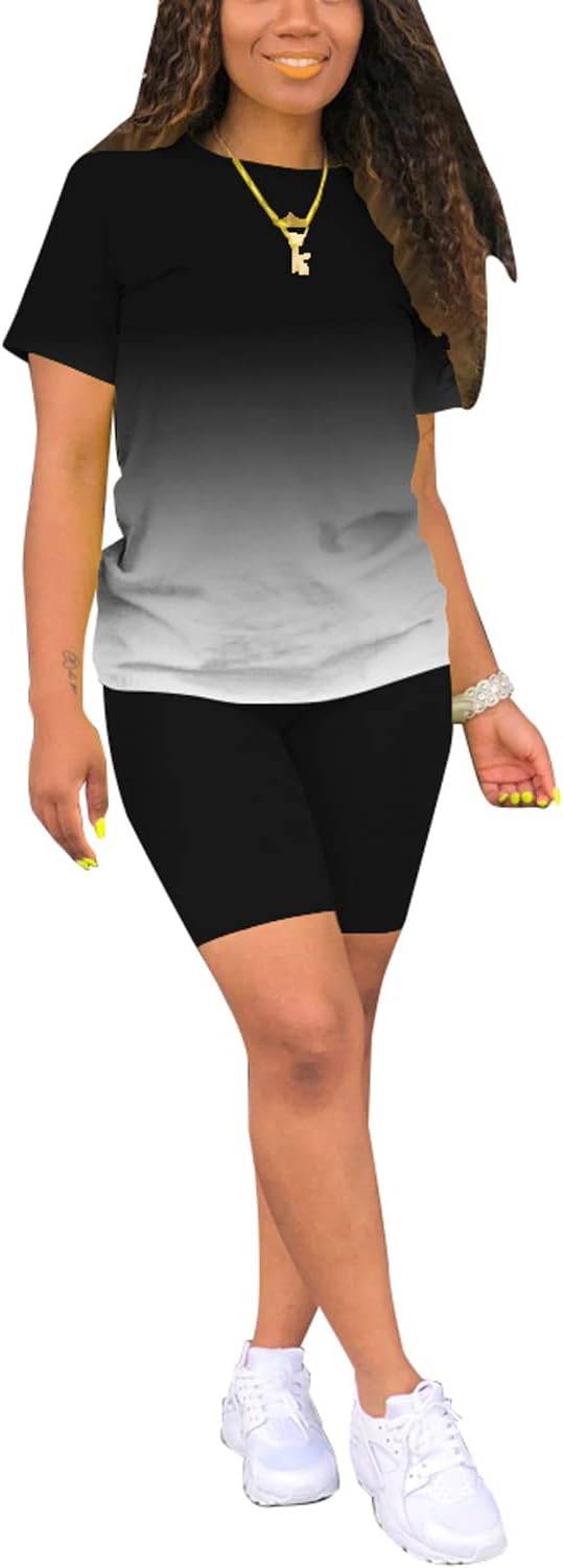 Nimsruc Two Piece Outfits For Women Summer Sweatsuits - Image 3