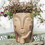 Saysmile Head Planters for Indoor Plants, Face Flower Pot Head Planter Succulent...