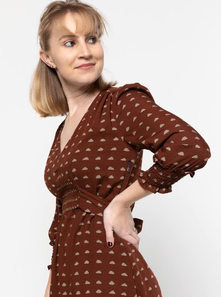 Stijl boogstijl boog naaipatroon Hope-jurk uitbreidingspakket dames - België