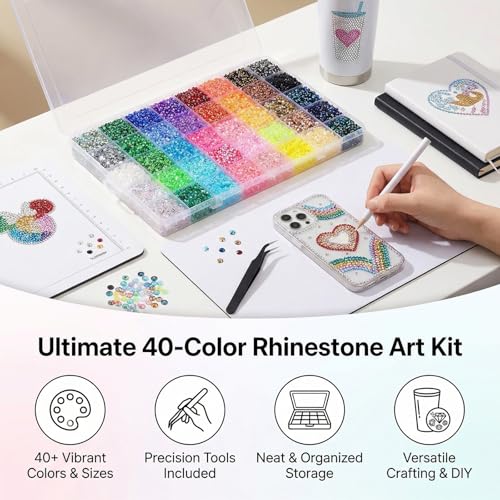 Gemas planas BEE&FLOWER de 3 mm para decorar sin caídas con bolígrafo de recogida 6