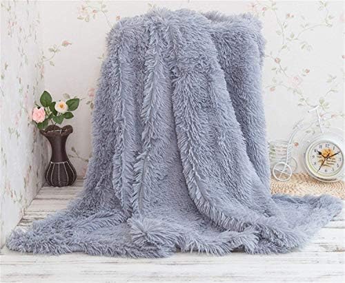 Monthly Super Soft Long Shaggy Throw Blanket Faux Fur Warm Elegant Cozy With Fluffy Blanket Bedspread Suitable for Sofa or Bed (Pink, 160 * 200)
