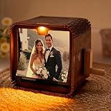 Album Fotos Personalizado Album de Fotos con Manivela Luz Led Marco de Libro de Fotos Personalizado Máquina de Animación Personalizada Regalos Personalizados para Mujer Hombre