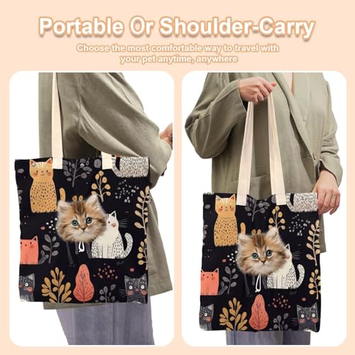 Sac de transport pour chat confortable et petit animal domestique