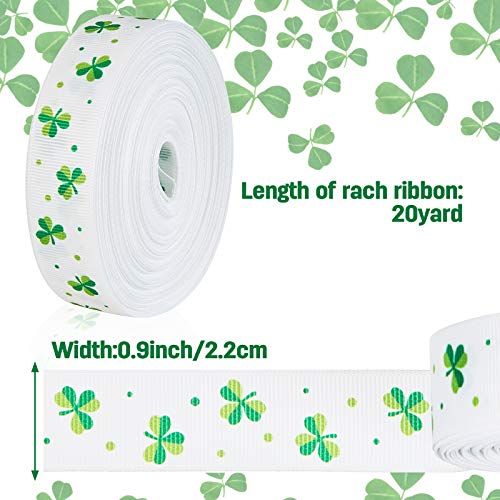 Ruban gros-grain de Saint-Patrick pour décorer votre couronne et table de fête - 3