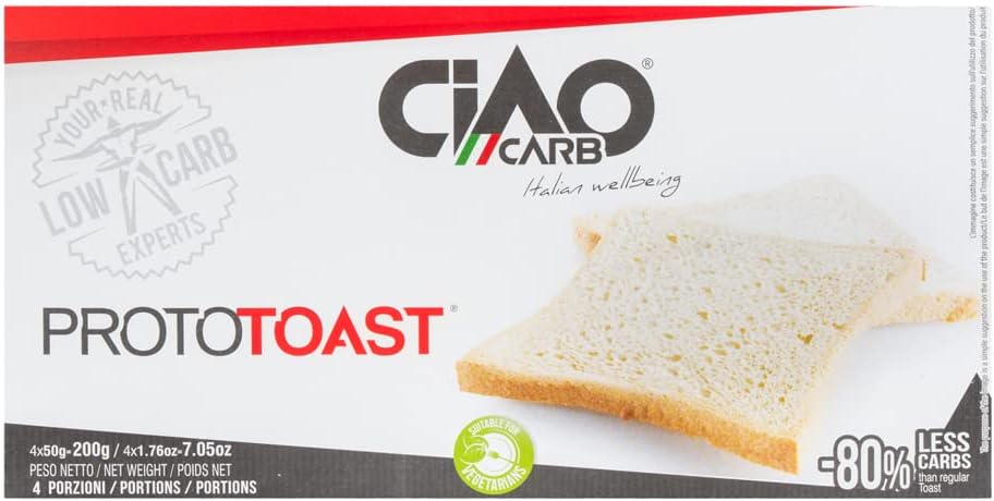 Ciaocarb ProtoToast Stage 1, 4 Packs of 50 g of Oilseeds taste