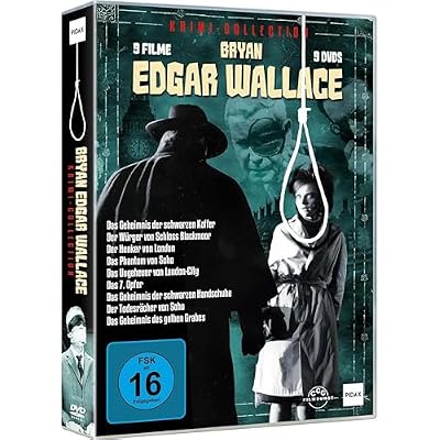 Bryan Edgar Wallace Box - Krimi Collection mit 9 spannenden Meisterwerken