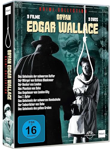 Bryan Edgar Wallace Box - Krimi Collection mit 9 spannenden Meisterwerken