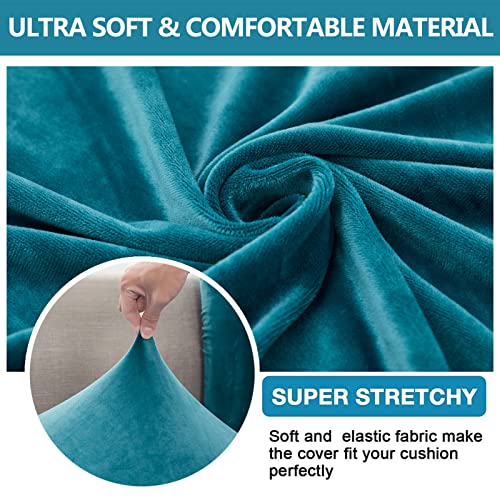 Housse de coussin en velours très extensible et facile à nettoyer - 7