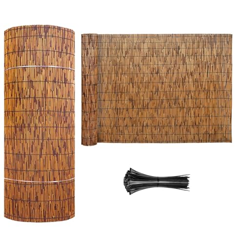 Bambus Sichtschutz 120 Hoch Bambuszaun 180 cm Hoch Balkon Zaun Tuch...