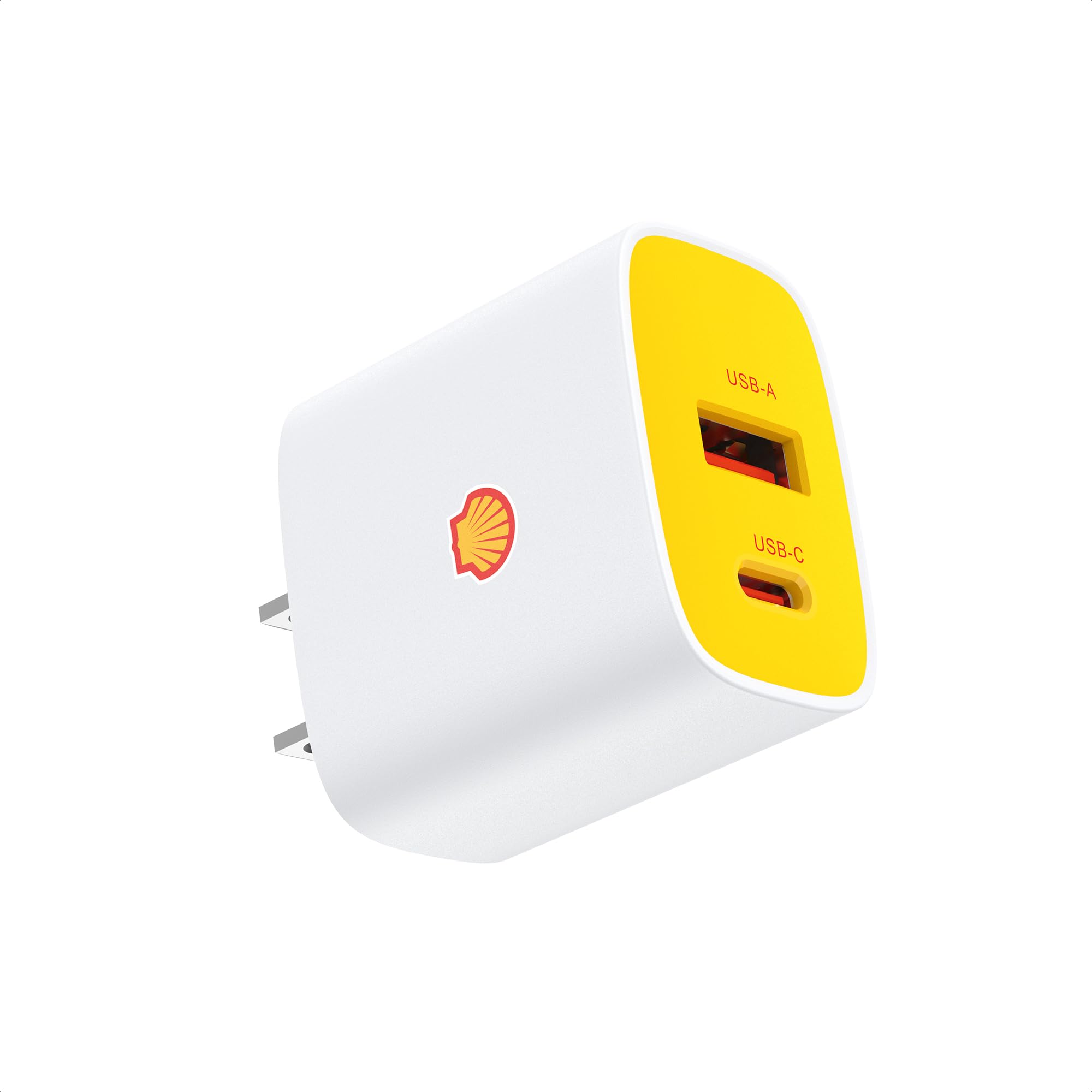 Amazon | Shell USB 充電器 20W 2ポート（USB-C+USB-A）Type-C PSE認証
