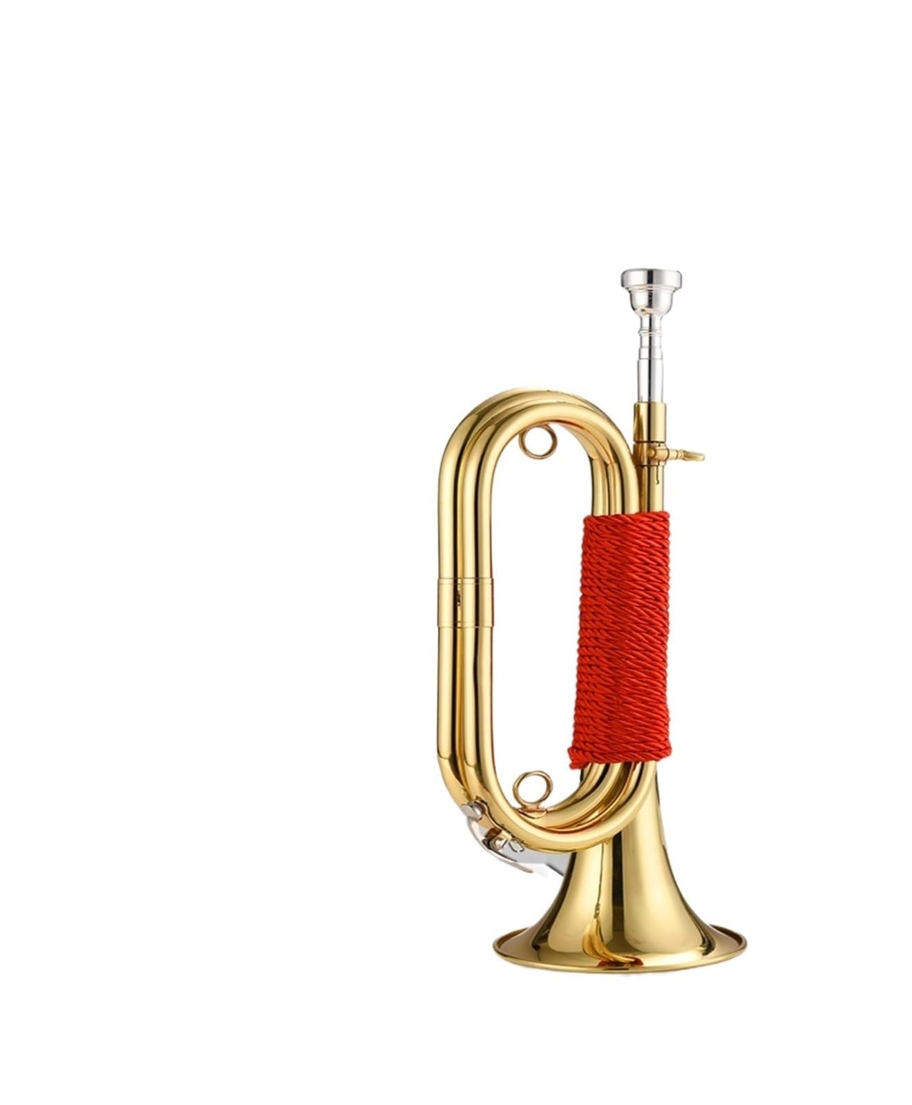 trąbka instrument Róg ładowania/trąbka krokowa B płaski regulowany ton z klawiszem zaworu spustowego róg z podziałką dętą trąbka zachodnia