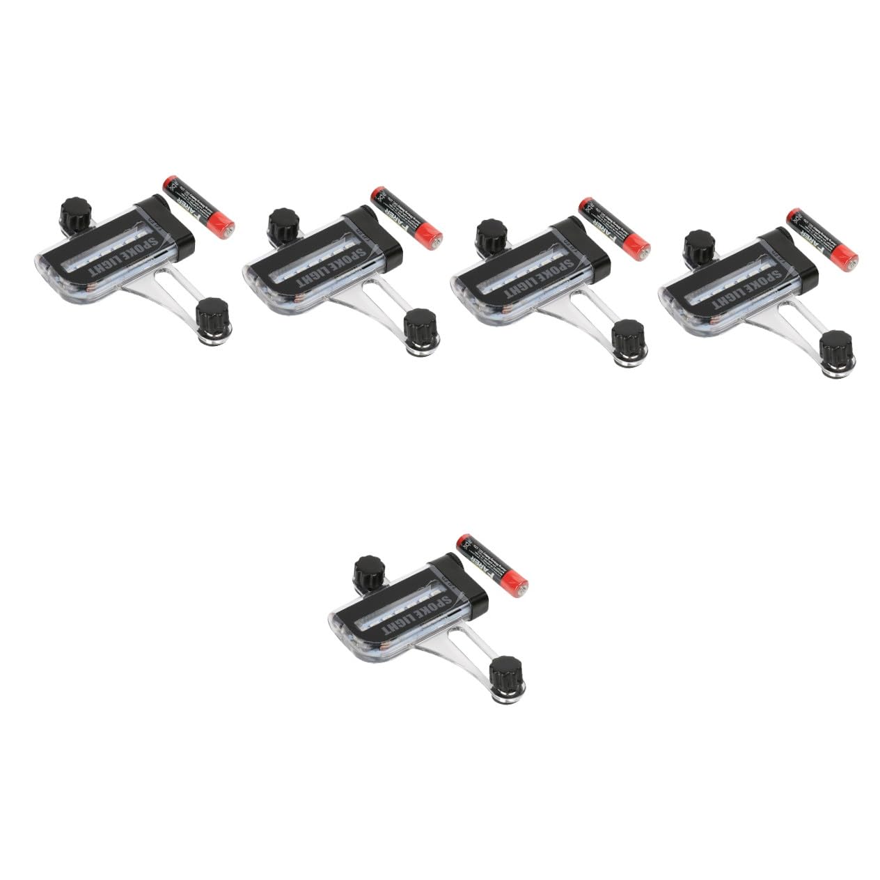 Toyvian Lumières décoratives de Roues moyeu éclairage de Roue de vélo élégant lumières de Roues de vélo Lampe pour Roue LED décor lumière de vélo Feux de vélo Plastique