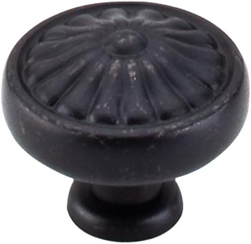 Top Knobs M602 Normandy Medallion Knob Black