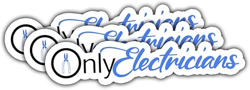 Miniatura 17 de 3 calcomanías de líneas solamente Powerlines de líneas de hangin y Bangin Dimes Lineman Electrician regalo Lineman Power Linian Power Linian, Cuello