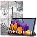 Produktbild NUPO Hülle für Samsung Galaxy Tab S7 11,0 Zoll 2020, Ultra Slim Cover Schutzhülle PU Ultra Leightweight Flip Hülle mit Standfunktion, Perfekt Geeignet für Galaxy Tab S7 SM-T870/875, color05