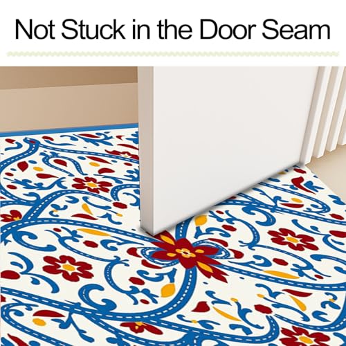 Felpudo alfombrilla antideslizante resistente de 60x90 cm con elementos de vid 7