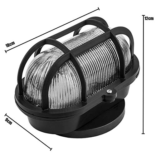 Luminária Arandela Tartaruga Externa E27 Enerlux