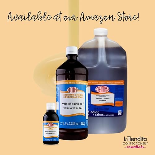 Miniatura 7 de Deiman Esencia artificial de vainilla y vainillol aromatizante para alimentos (4 fl oz)