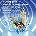 TUDIVING-4500Psi Diving Air Compressor, 100L/Min Pcp Air Compressor, Scuba High Pressure Pump with 11.1L Diving Tank(Automatic Shutdown)