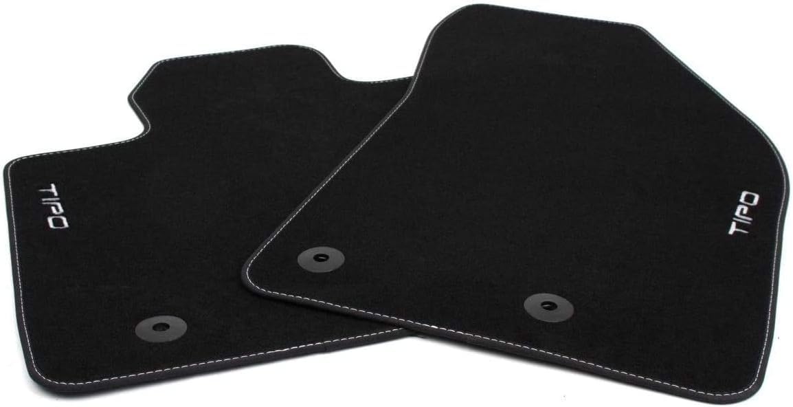 Tappetini Per Fiat Tipo 5 Porte e SW, Con Logo Ricamato 2 Pin Di Sicurezza, Alta Qualità, Made In Italy
