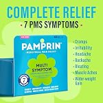 Pamprin Multi-Symptom Formula, with Acetaminophen, Menstrual Period Symptoms Relief including Cramps, Pain, Bloating, and Irritability 40 Caplets - Image 3