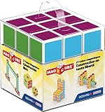 Geomag 128 - Magicube Free Building 27 Magnetwürfel für Konstruktionen, Baukasten Lernspielzeug
