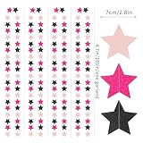 Hot-Pink Black Birthday Party-Decorations Garland - 62ft Twinkle Little Star Baby Girl Hanging Streamers Banner,Graduation Engagement Bachelorette Decor Hugtmr