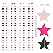 Hot-Pink Black Birthday Party-Decorations Garland - 62ft Twinkle Little Star Baby Girl Hanging Streamers Banner,Graduation Engagement Bachelorette Decor Hugtmr