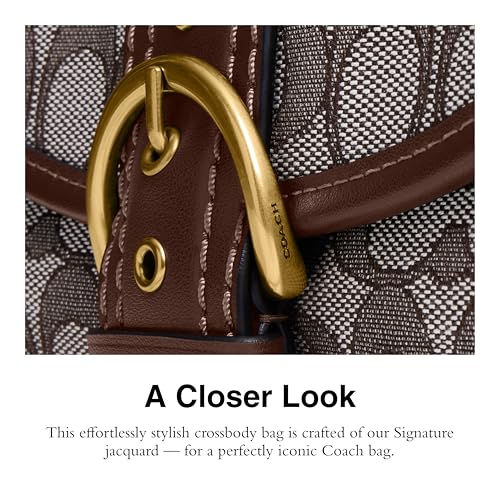 Coach Soho Shoulder Bag 25 in Signature Jacquard, B4/Oak Maple4