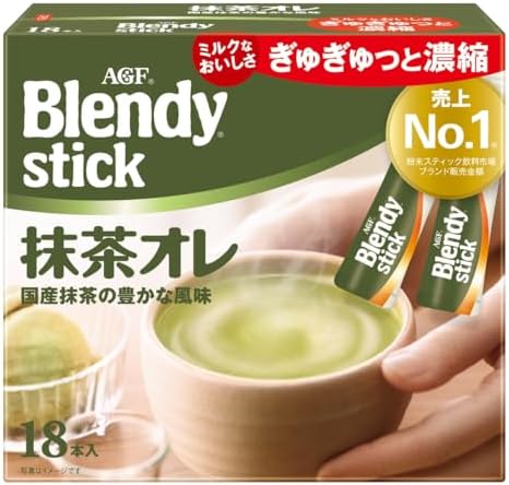 AGF ブレンディ スティック 抹茶オレ 18本 【 粉末 抹茶 】
