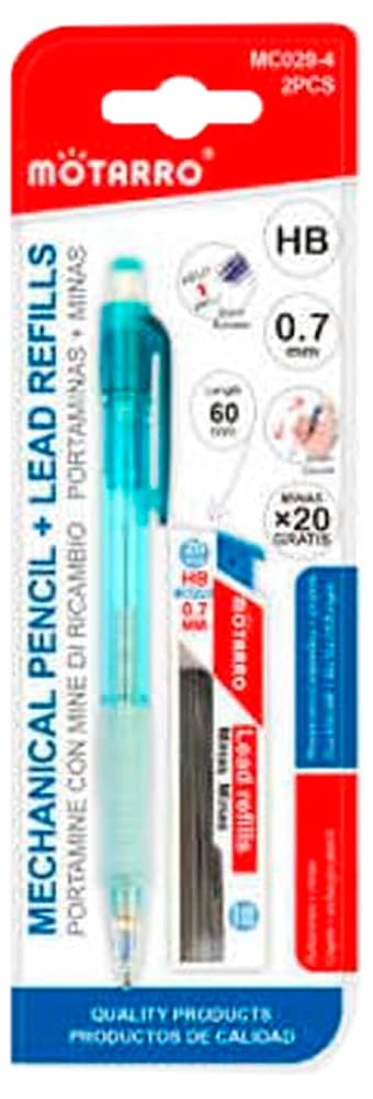 Motarro MC029-4 Mechanical Pencil Plus Lead 2-Piece Pack