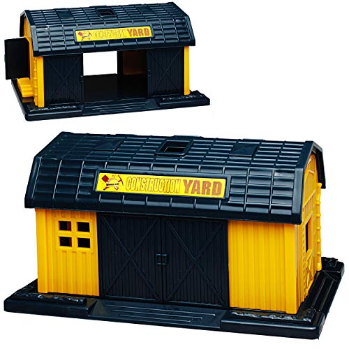 Motormax 20 TLG. Set: Metall Baustelle mit Fahrzeugen und Zubehör 1/43 – Bild 6