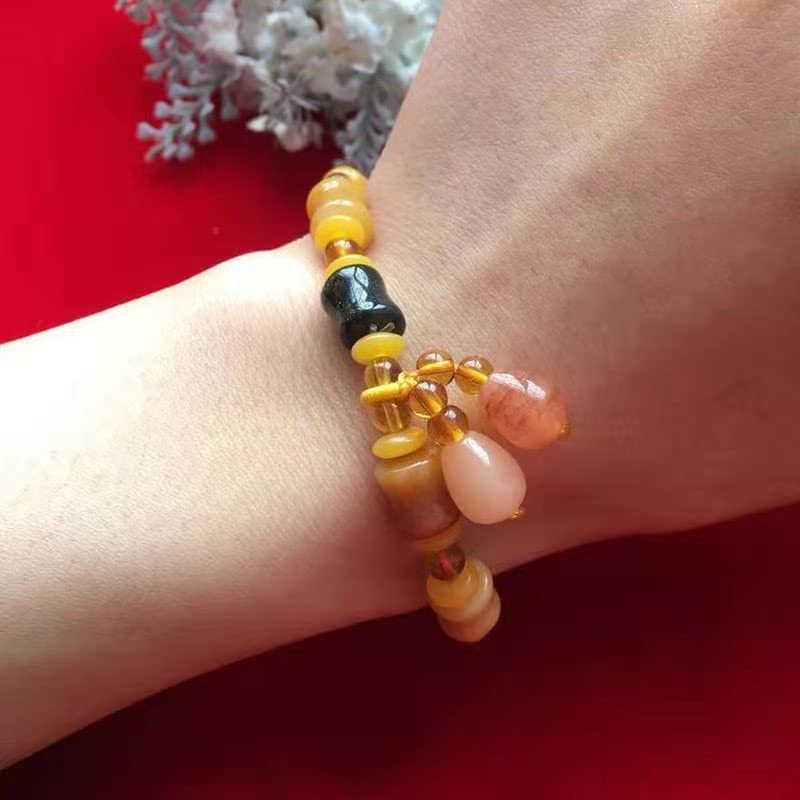 Bracelet de jade véritable MOCHAMIK, perles de pierre de jade en soie, cadeau idéal pour femme