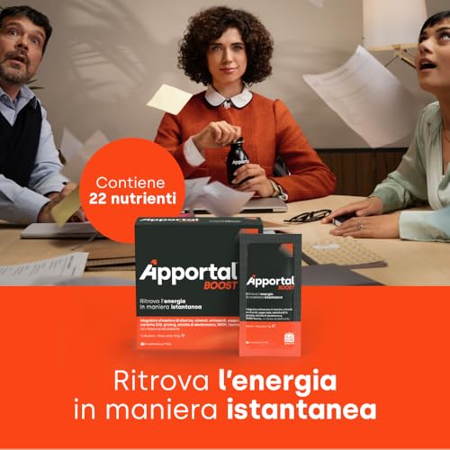 Apportal Boost Integratore Energia E Difese Immunitarie 14 Bustine - 2